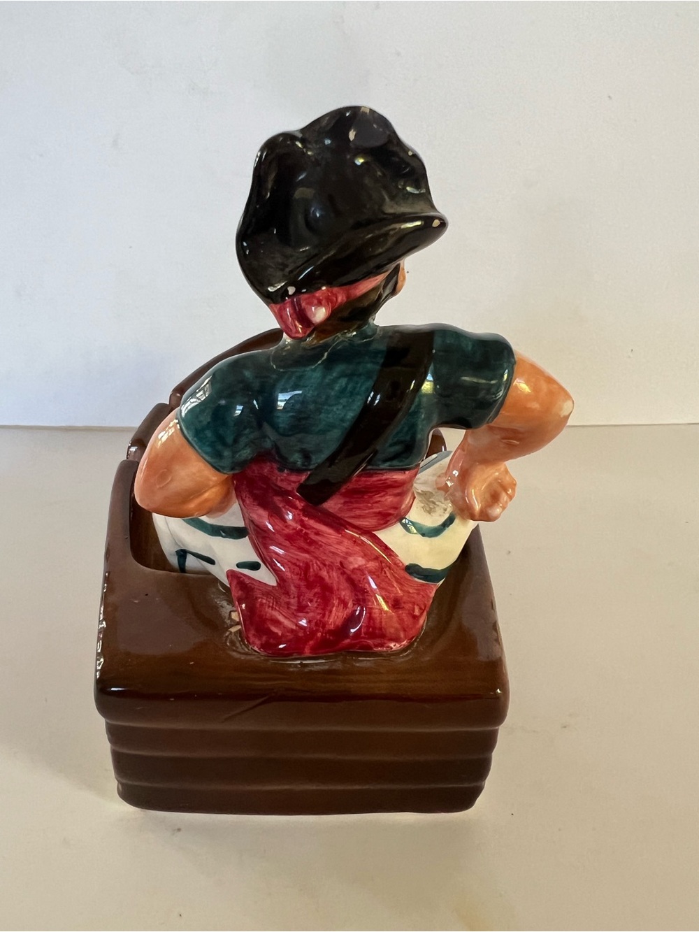 Antique ashtray 1960’s Swank vintage pirate Sailor collectible retro charm EUC - Picture 4 of 7